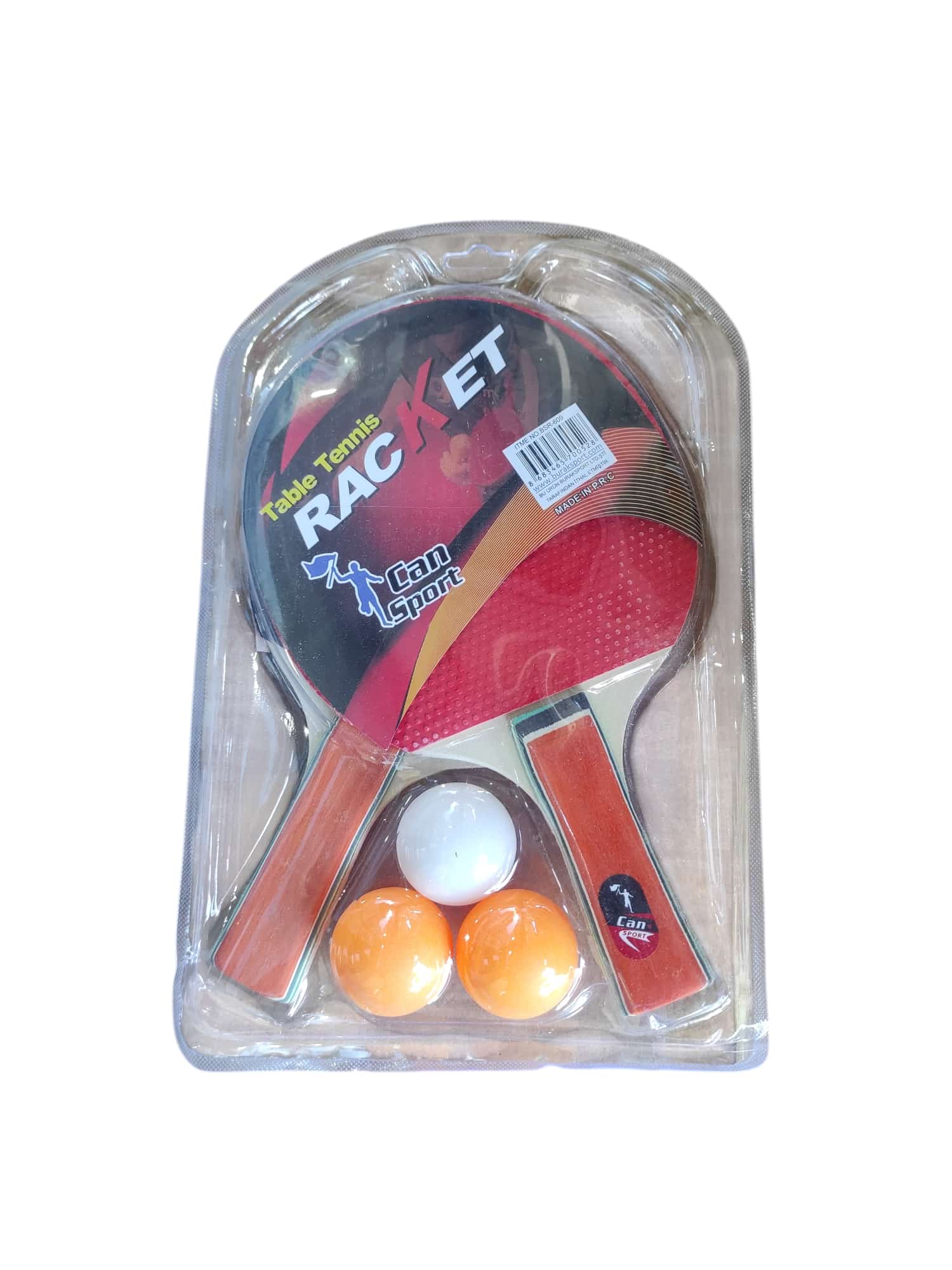 Toptan oyuncak ahşap raket set lüks 3 toplu can609